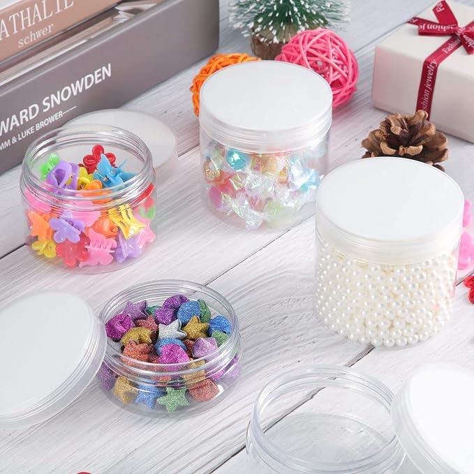 SATINIOR 12 Pack Plastic Container Jars - Image 6