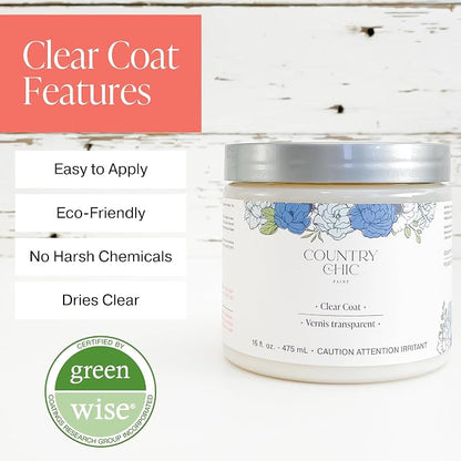 Clear Coat - Eco-Friendly Clear Satin Sheen Top Coat - Image 2