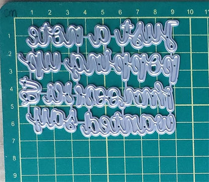Mvchifay Cutting Dies Happy Birthday Holiday Thanks Greetings Metal Stencils - Image 3