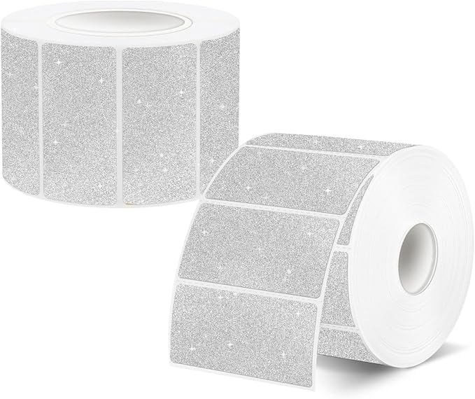 2x1 Inch Holographic Thermal Labels, Waterproof Self-Adhesive Shipping Barcode by STARLIBOO