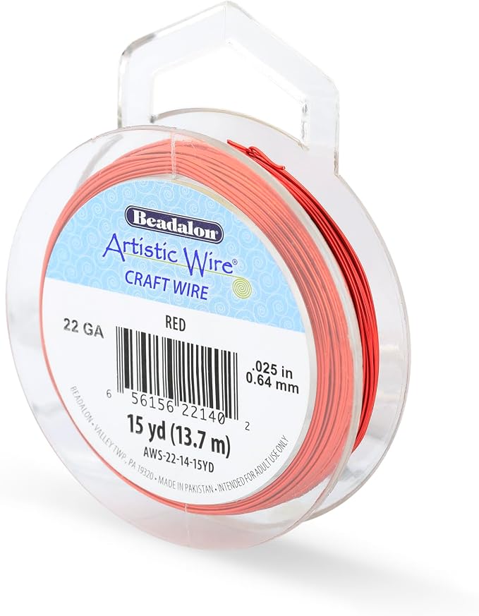 Artistic Wire, 22 Gauge Tarnish Resistant Colored Copper Craft Wire, 15 yd by Unknown