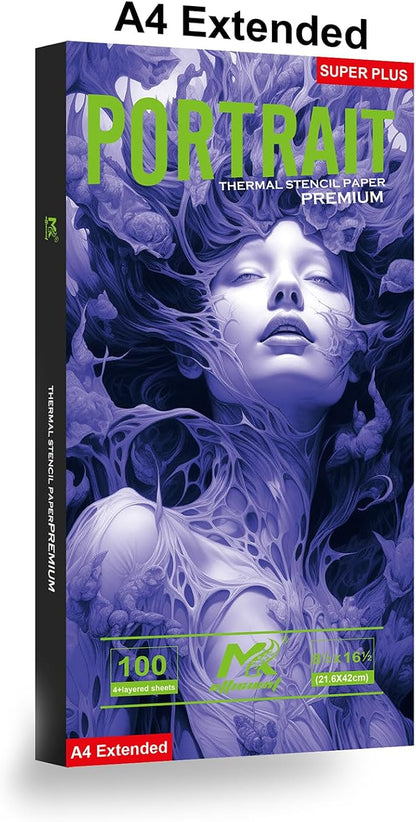 2025 NEW Extended Tattoo transfer paper, 100 Sheets Premium Stencil Transfer by Unknown