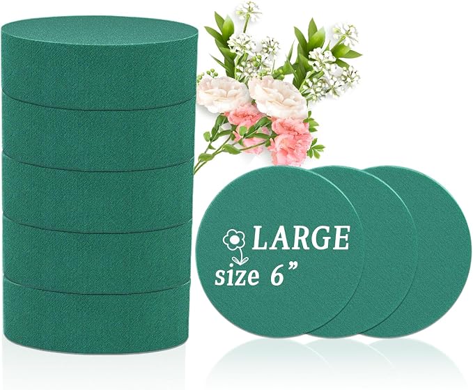 SupKing Large Round Floral Foams 6" by SupKing