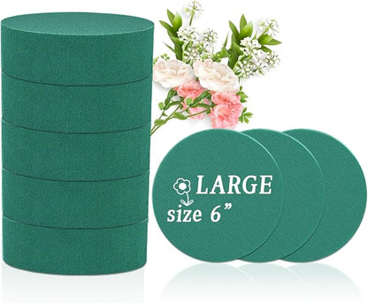 SupKing Large Round Floral Foams 6" by SupKing