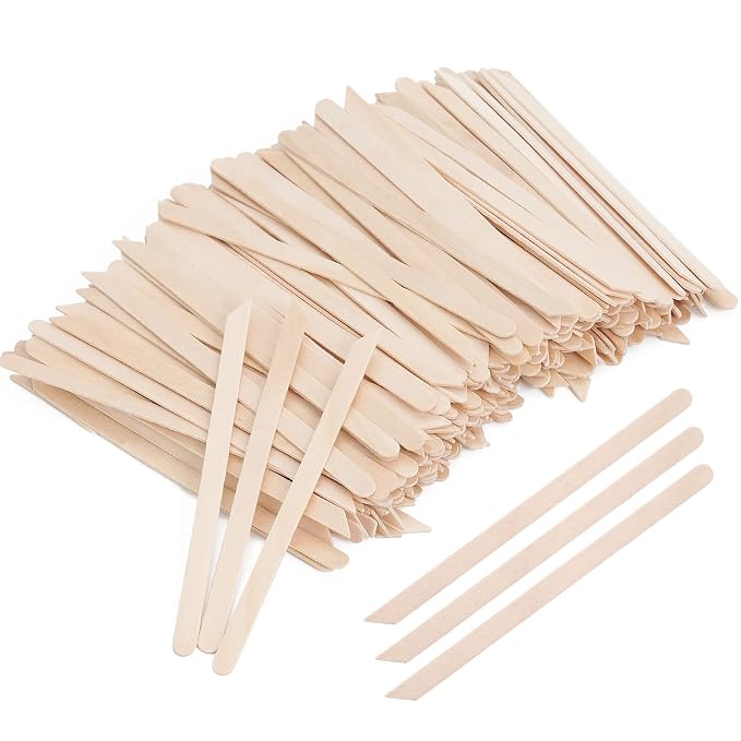1200Pcs Wooden Wax Sticks Small Waxing Applicator Sticks Wax Spatulas Wood by JIUHSHN