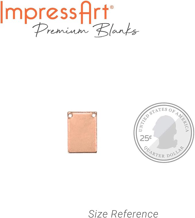 ImpressArt - Premium Metal Stamping Rectangle Blanks - Image 3