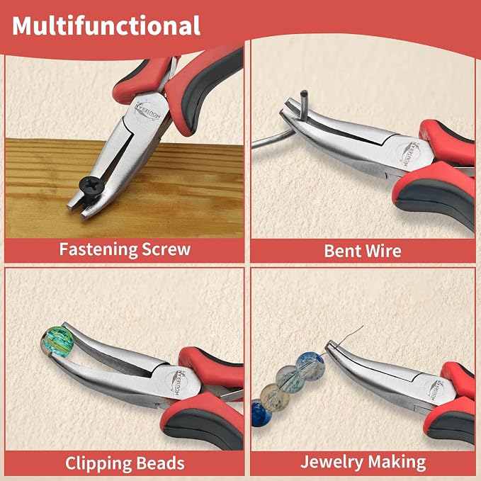 Bent Nose Pliers 5"-5 Pack Bent Nose Pliers - Image 5