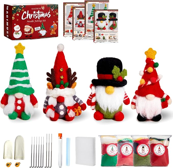 MAGIMUSE Needle Felting Kit, Needle Felting Starter Kit by MAGIMUSE