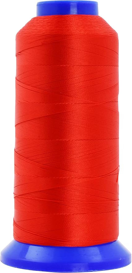 Mandala Crafts Red Heavy Duty Thread -1500 Yds Tex 70 Thread by MandalaCrafts