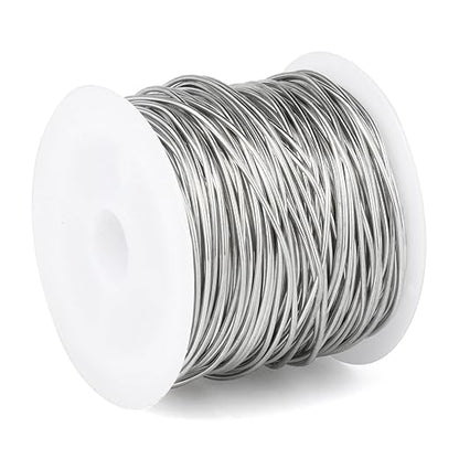 49FT Jewelry Wire 18 Gauge Tarnish-Resistant Copper Beading Wires Roll Bulk by Cadikez