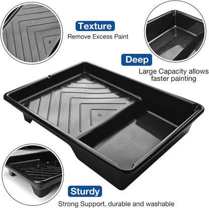Great Andrew 4 Pack Paint Tray Liners 7 Inch, Paint Roller Trays, Paint Pan - Image 3