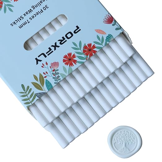 30 Pieces 7mm Sealing Wax Sticks by PORXFLY