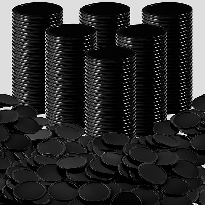 Coopay 600 Pieces Plastic Poker Chips Learning Counters Disks Bingo Chip by Coopay
