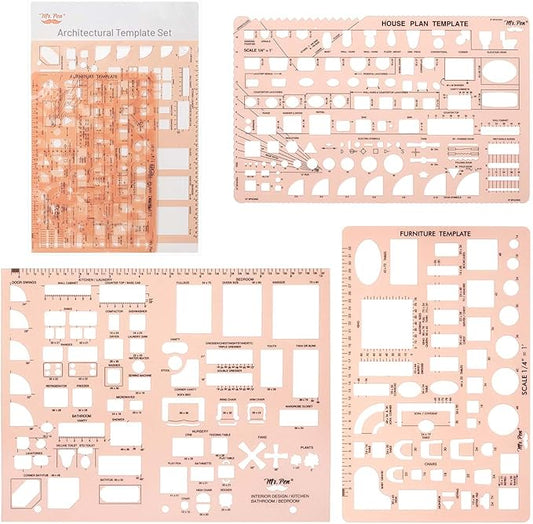 Mr. Pen- House Plan, Interior Design and Furniture Templates, Drafting Tools by MrPen