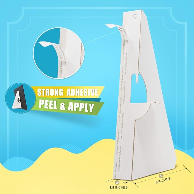 Golden State Art, 15 Inch Self Stick Easel Back, Cardboard Stand, Single Wing - Image 3