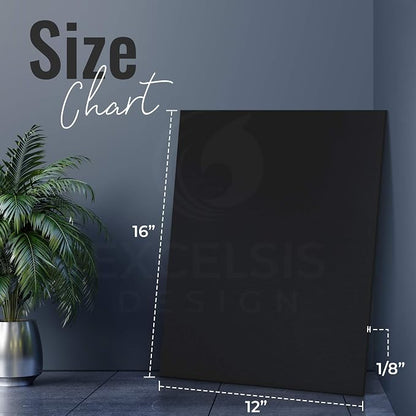 Black Foam Board 12 x 16 x 1/8" Inch, 15 Pack Acid-Free Foam Core Poster Board - Image 2