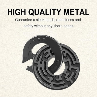 9 PCS Metal Brain Teaser Puzzles Logic Metal Puzzle - Image 2