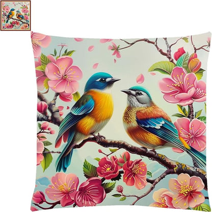 Stamped Cross Stitch Kits for Adults Beginners Pillow Needlepoint Kit by Fanxvivy