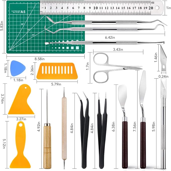 28 PCS Precision Craft Tools Set Vinyl Weeding Tools Kit - Image 2