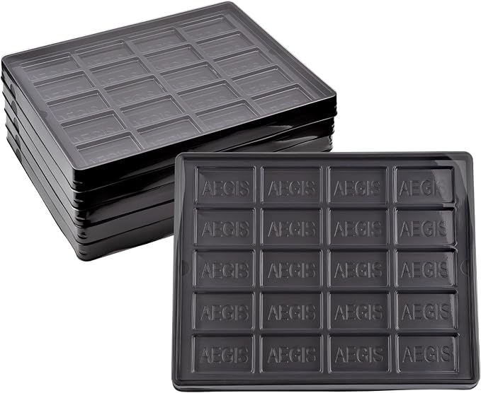 Toy Vault Wargaming Magazine Counter Trays; Flat Pack Tray Game Piece Storage by ToyVault