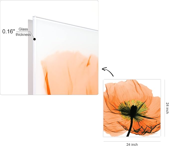 Empire Art Direct Frameless Free Floating Tempered Glass Panel Graphic Wall Art - Image 11