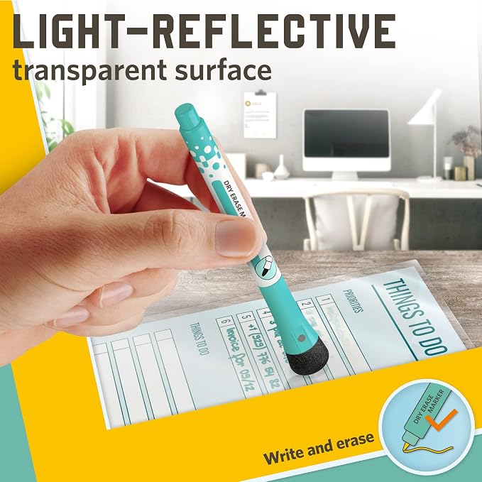 Thermal Laminating Pouches, 9 x 11.5 Inches, 5 Mil Thick, 20 Pack of Glossy - Image 6