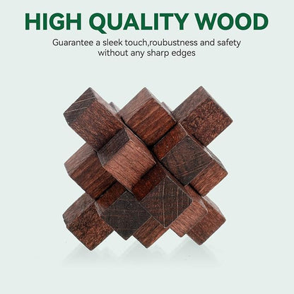 24 Pcs Brain Teaser Puzzles for Adults Teens - Image 6