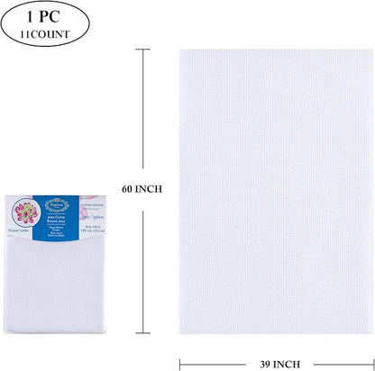 Aida Cloth Big Size 11 Count, 39 inch by 60 inch - Image 2
