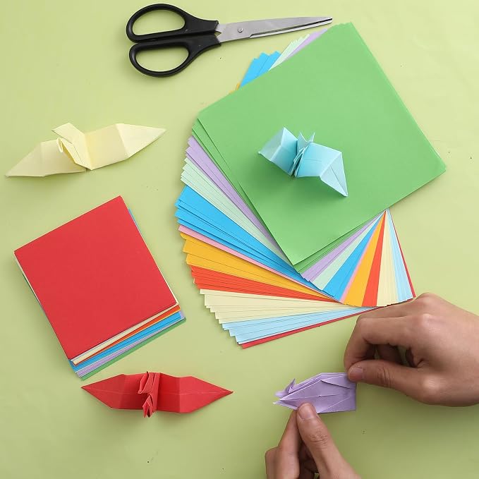 200 Pcs Origami Scrapbook, Paper Airplane Paper Double Sided Scrapbook Paper - Image 7