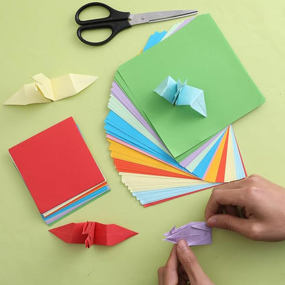 200 Pcs Origami Scrapbook, Paper Airplane Paper Double Sided Scrapbook Paper - Image 7