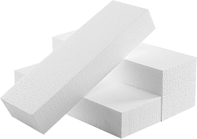 AMZQNART 4pcs Craft Foam Blocks 4×12×2in Polystyrene Blocks, Used - Image 3