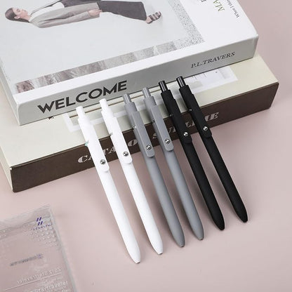 Ddaowanx Gel Pens, 0.5mm Fine Point Quick Dry Black Ink Pens Retractable - Image 6