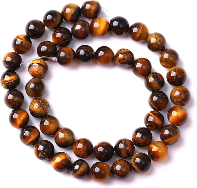 4mm 90pcs Natural Iron Yellow Tiger Eye Stone Beads - Image 6
