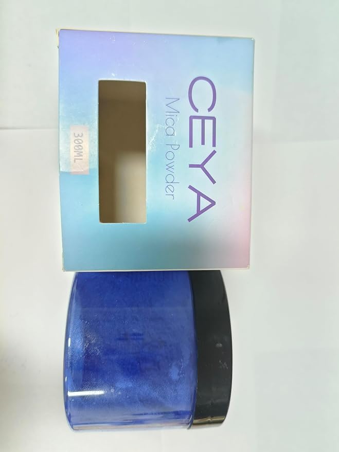Ceya Mica Powder, 5.3oz/ 150g Palace Blue Pearlescent Effect Colorant Pigment - Image 8