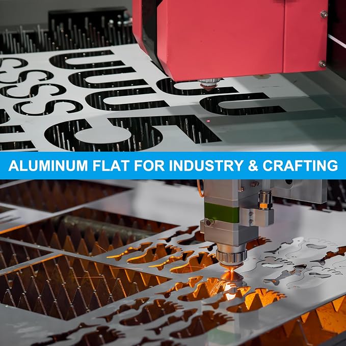 PATIKIL 6061 T651 Aluminum Sheet Metal 6 x 0.98 x 1/8 Inch 3Pcs Flat Plain - Image 5