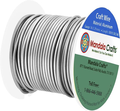 Mandala Crafts 16 Gauge Anodized Aluminum Craft Wire - Image 2