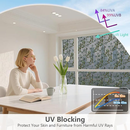 NINETREX One Way Window Privacy Film, Daytime Privacy Static Cling Sun Blocking - Image 5