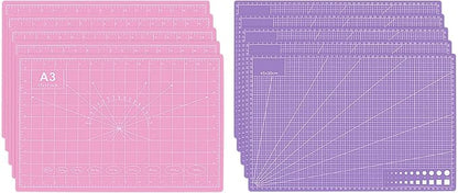 5 PCS Self Healing Cutting Mat 12" x 18": Sewing Rotary Cutting Mat by Unknown
