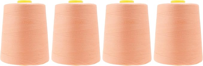 Mandala Crafts 4 Pack of Serger Threads Cones Spools by MandalaCrafts