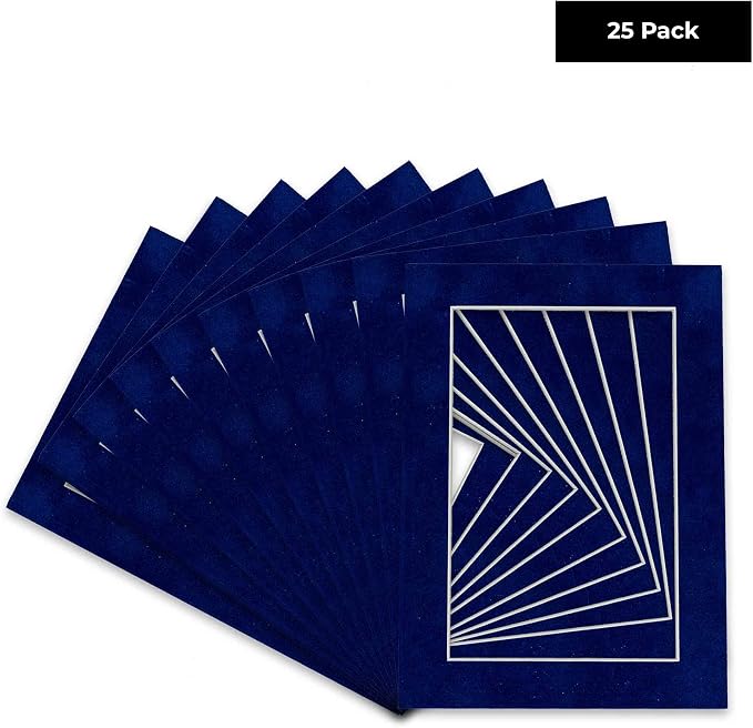 Pack of 25 Acid Free 11x14 Mats Bevel Cut - Image 2