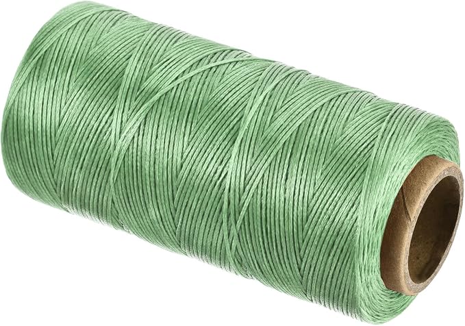 MECCANIXITY Waxed Thread, 284 Yard 0.8mm 150D Flat Wax Thread Polyester Waxed by MECCANIXITY