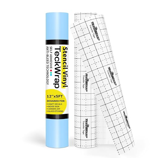TECKWRAP Stencil Film Roll for Wood, Sticker by TECKWRAP