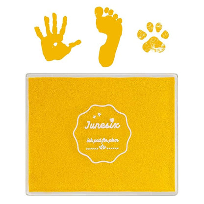 Ink Pad, 5x4'' Washable Non-Toxic Ink Stamp Pad by Ancwzoz