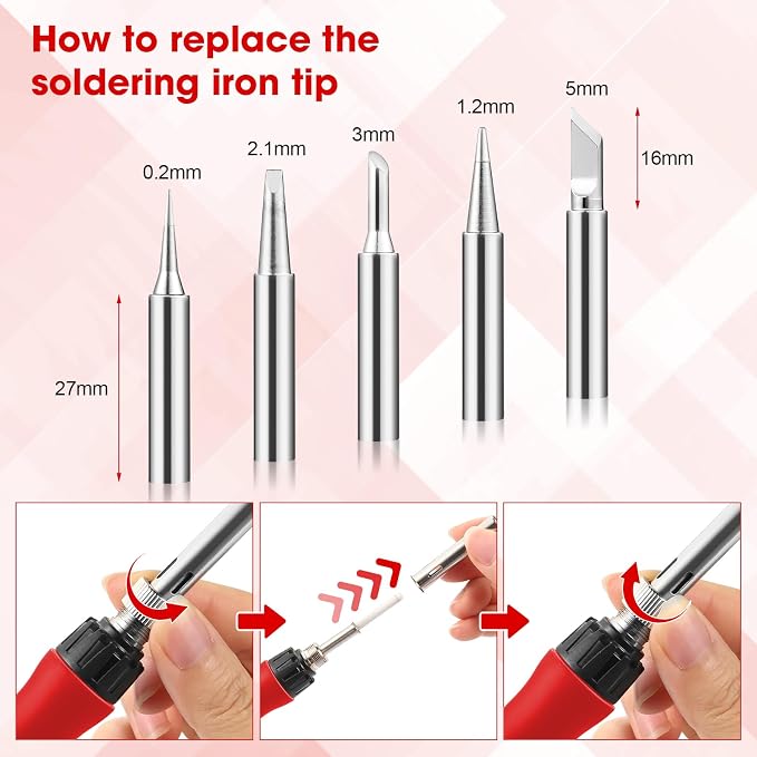 Soldering Iron Kit, 100W LED Digital Solder Gun kits - Image 3