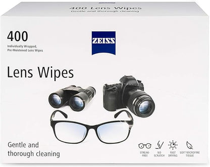 ZEISS Pre-Moistened Alcohol Wipes, Glasses Cleaner by ZEISS