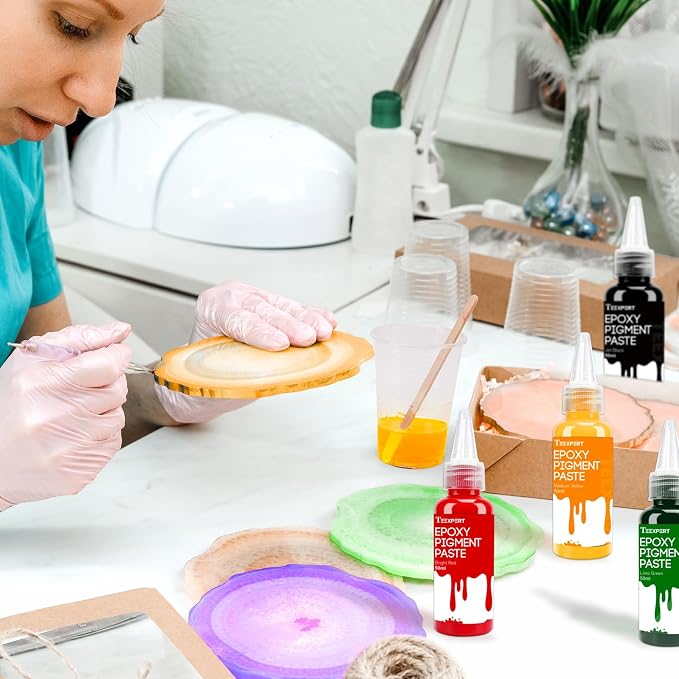 Teexpert Pigment Paste for Epoxy Resin: 3.38oz/100ml Ultra Highly Concentrated - Image 6