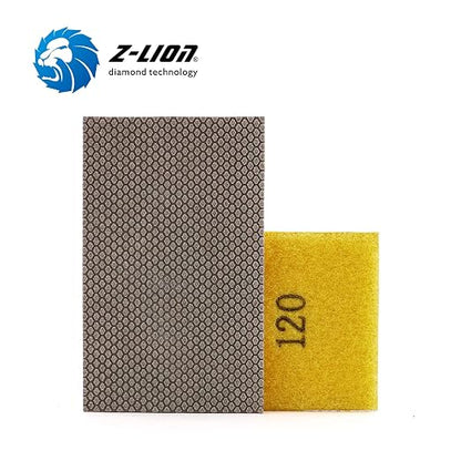 Z-Lion Diamond Abrasive Paper Sheets 120 Grit Diamond Sandpaper Nylon Back - Image 5