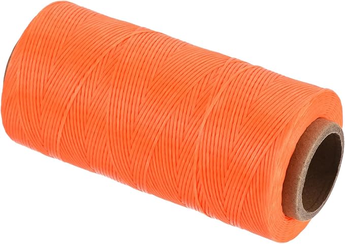 MECCANIXITY Waxed Thread, 284 Yard 0.8mm 150D Flat Wax Thread Polyester Waxed by MECCANIXITY