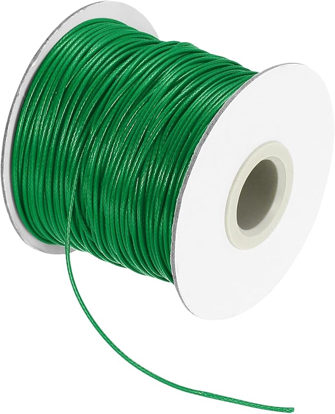MECCANIXITY Waxed Cord 1mm Waxed Thread 87 Yard Wax String Leather Cord by MECCANIXITY
