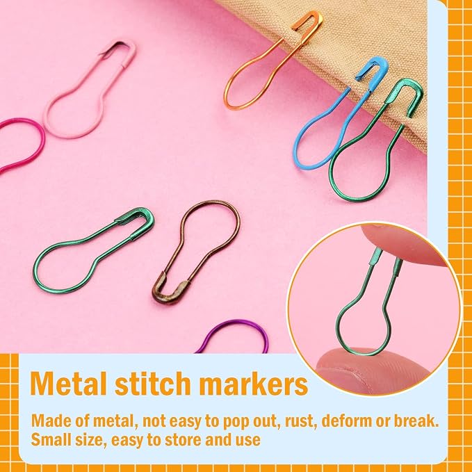 Stitch Markers, Metal Stitch Markers - Image 5
